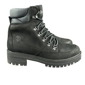 Timberland Courmayeur Black Nubuck Waterproof Boots Women's Sizes 7 - 9.5